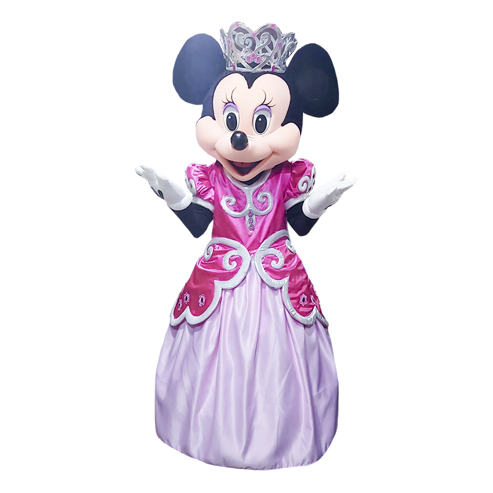 Queen Minnie Mouse (mascot costume, available for about $400)